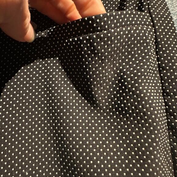 Banana Republic Size 0 Sloan Crop Pant Polka Dot Fairy Whimsygoth Work Office - Picture 2 of 9